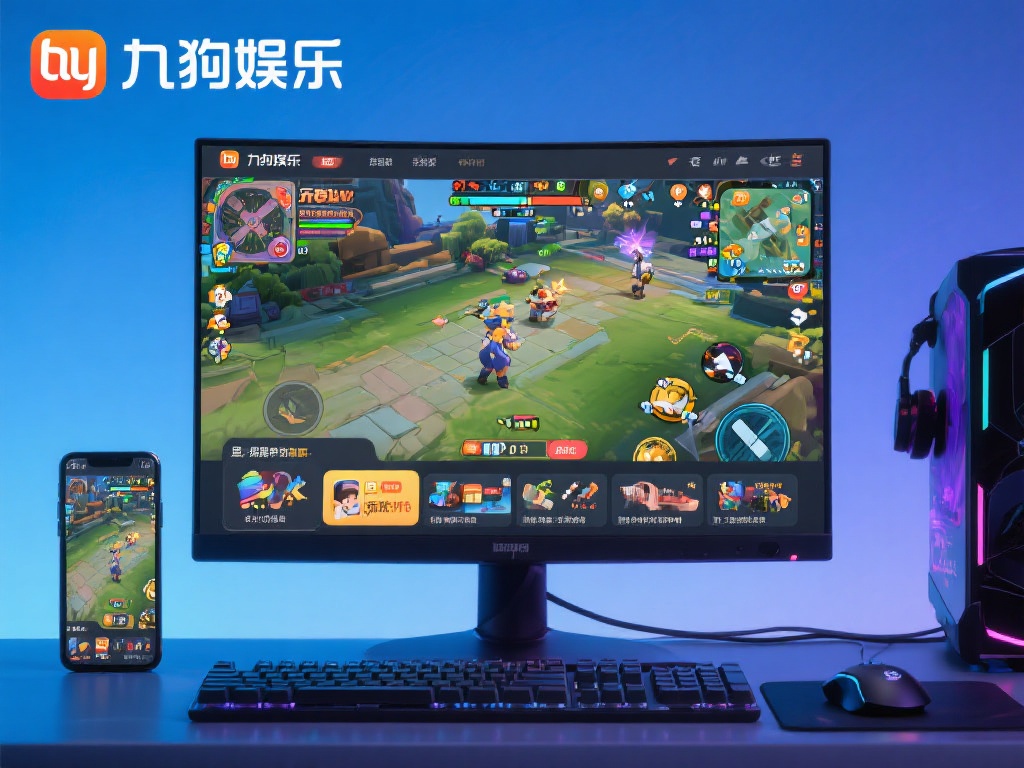 相比手机端，电脑版九游娱乐拥有更大的屏幕显示效果和